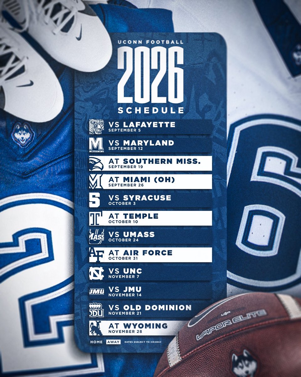 UConn Football tweet media