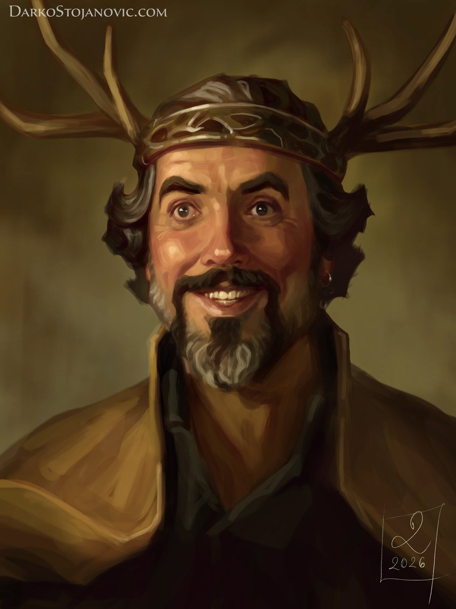 DarkoS_Art's tweet photo. The Laughing Storm.
Today's portrait study.

#AKnightOfTheSevenKingdoms #AKOTSK #baratheon #digitalartwork https://t.co/4ROUqbvHIr