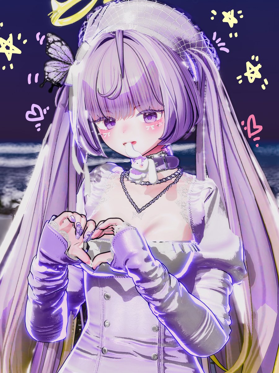 おはようございます！💜

#CHOCOLATERICE_vrc #Sio_3D