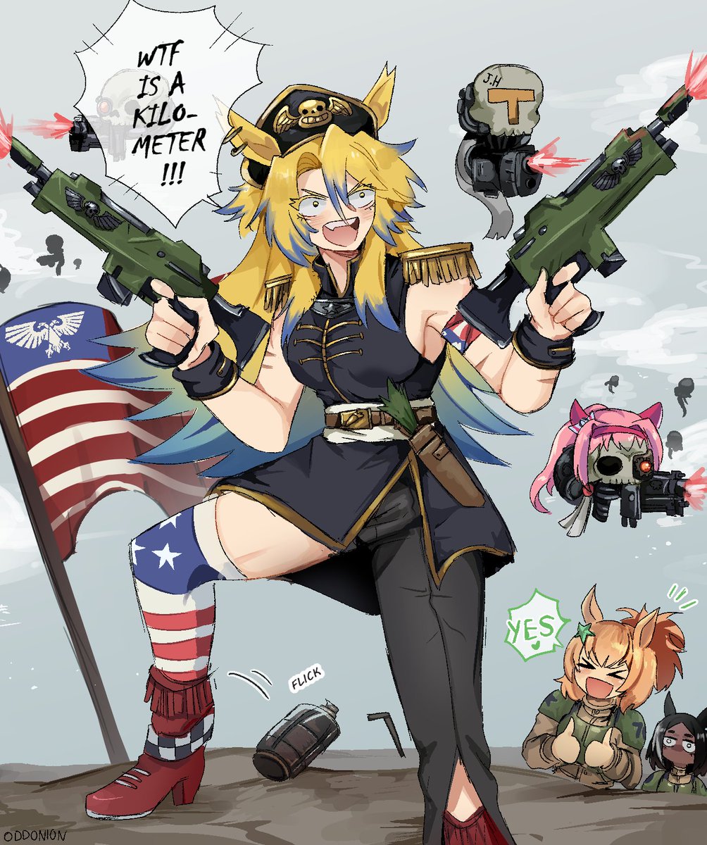 Super Imperium Umas 
(Thank you for the Commission) 
#warhammer #umamusume