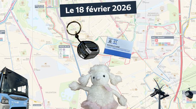 MarneSeine_IDFM's tweet image. Notre ami #Doudou vous attend ! 🧸🎀
Venez nombreux ce mercredi 18 février de 10 h à 12 h à Boissy-Saint-Léger #RER 🚍
et de 15 h à 17 h à Pointe du Lac #Câble 🚡
À très vite 👋