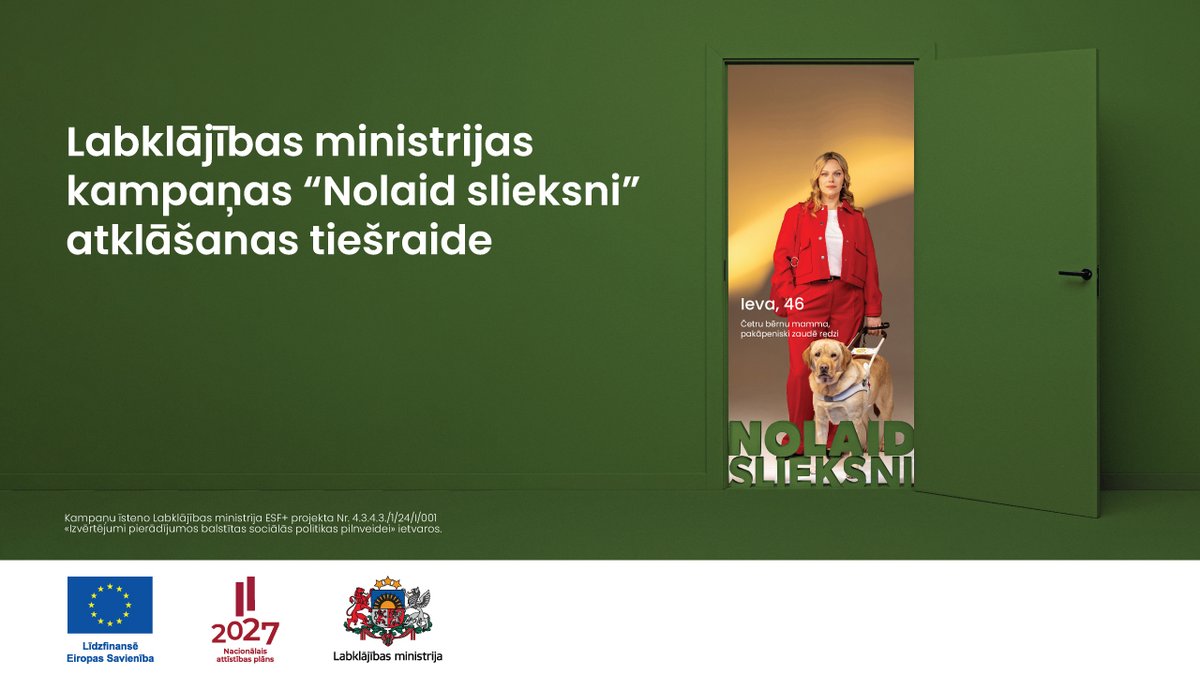 Autoostā notiks <a href="/Lab_min/">Labklājības min</a> kampaņas “Nolaid slieksni” atklāšanas pasākums 18.februārī ar tiešraidi plkst. 12.00-13.00 ➡️youtube.com/live/WsOmmBeJ0…
Vairāk informācijas ➡️autoosta.lv/category/jaunu…