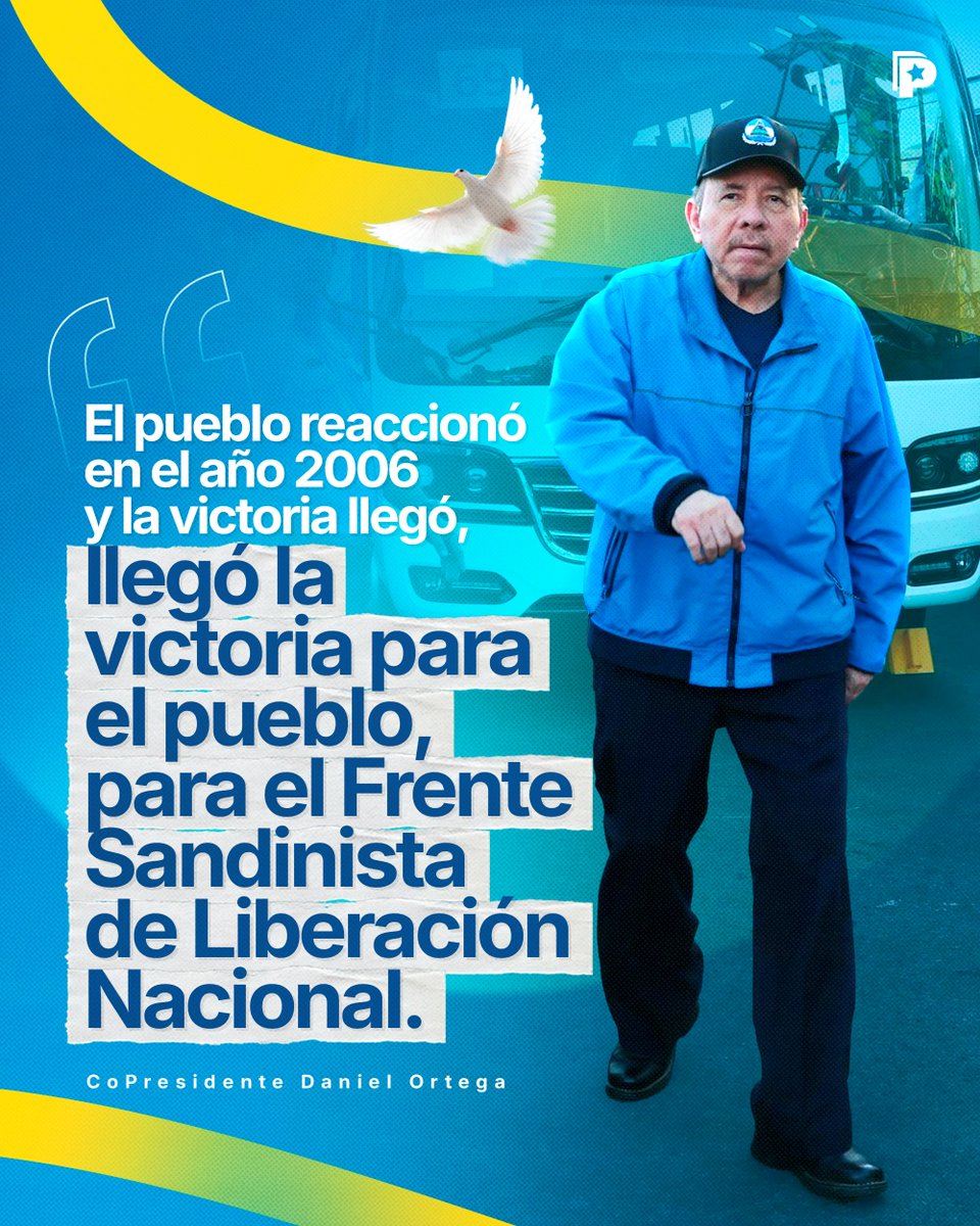🇳🇮 En el 2006, Nicaragua retomó su rumbo con determinación y confianza en su propio destino. Las mayorías reafirmaron su protagonismo y consolidaron una nueva etapa bajo el liderazgo del Frente Sandinista de Liberación Nacional ❤️🖤