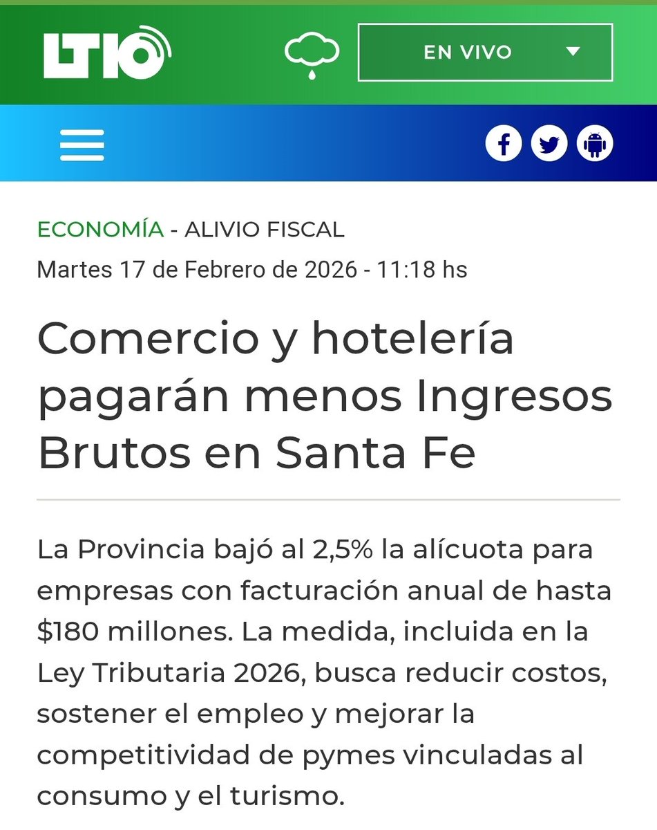 El gobernador <a href="/maxipullaro/">Maximiliano Pullaro</a> bajando IIBB. 
2.5.