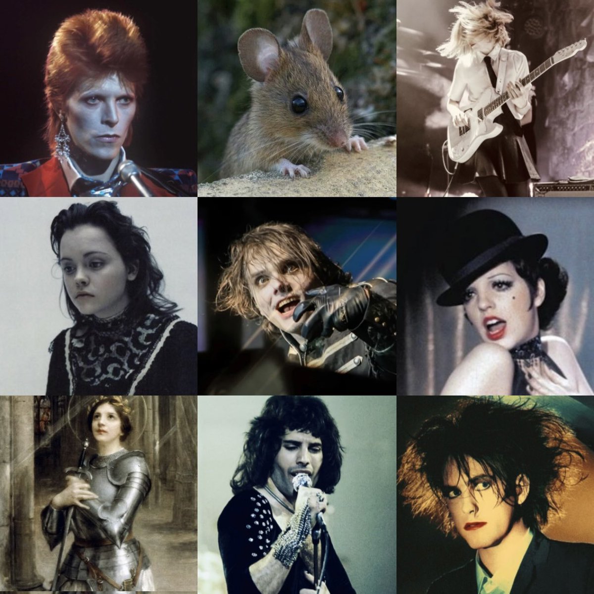 gorebugs's tweet image. gerard way variants to me (except it’s all real ppl)