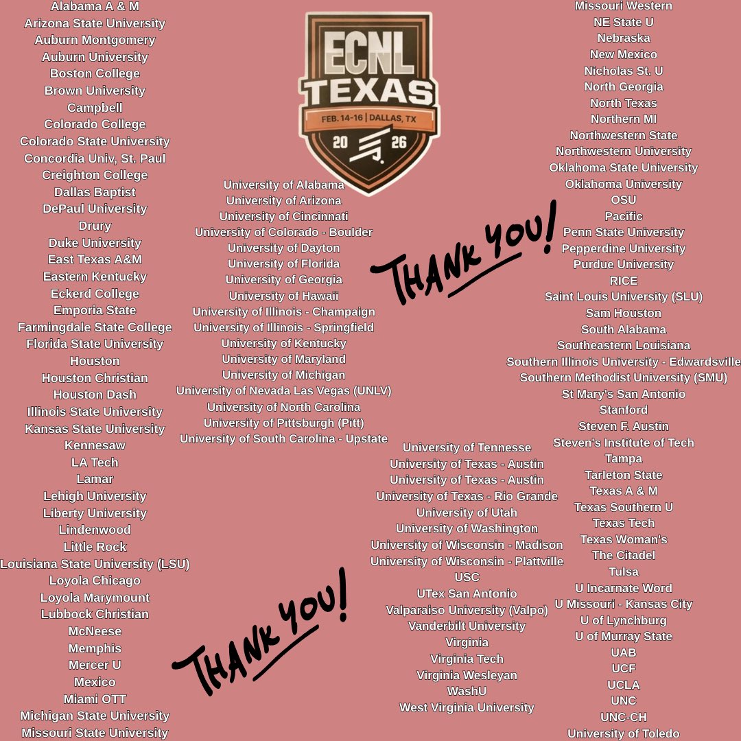 2009EclipseEcnl's tweet photo. Thank you to ALL the coaches who came to watch us at #ECNLTX 
@EclipseSelectSC @ECNLgirls @ImYouthSoccer https://t.co/prywx30fos