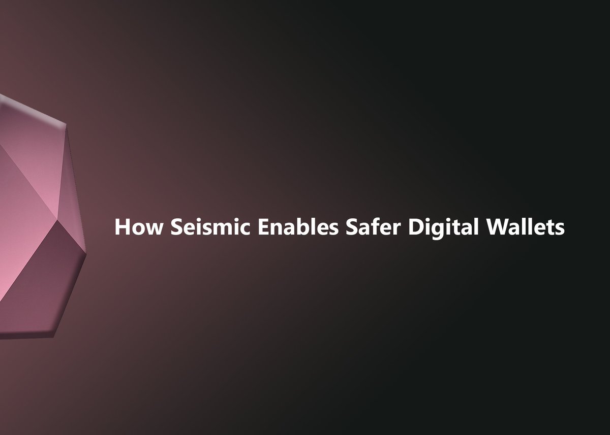 On transparent networks wallet activity can reveal user behavior portfolio structure and transaction flows.

Seismic supports confidential wallet architectures enabling asset control and transfers without disclosing critical account level information
<a href="/SeismicSys/">Seismic</a>
