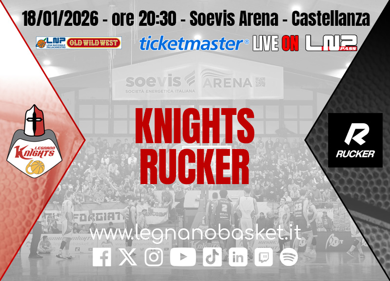 Turno infrasettimanale per i Knights che ospiteranno San Vendemiano, in serie positiva da 16 partite e ora prima in classifica.
Nel link la presentazione della gara

legnanobasket.it/news.aspx?id=4…