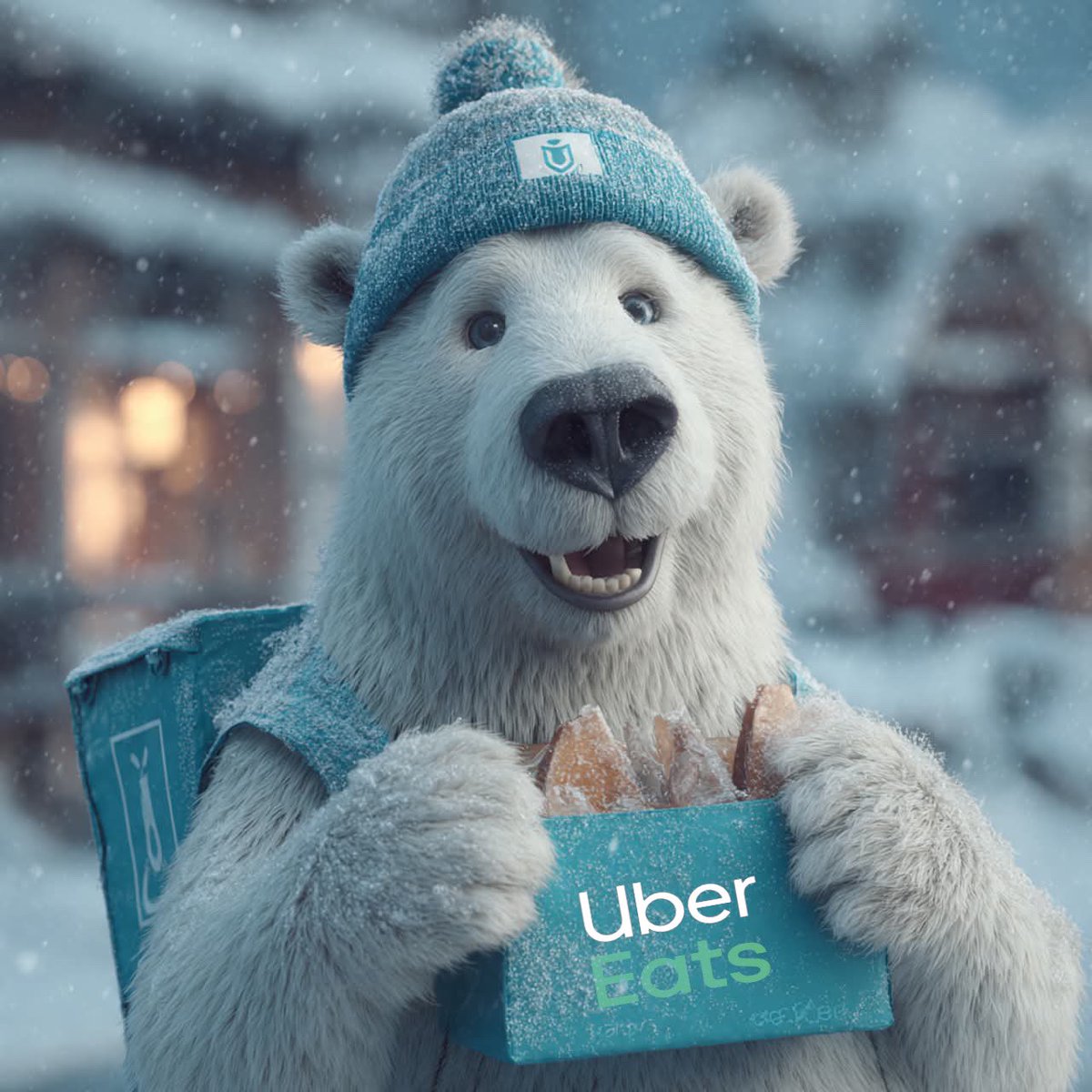 Good morning everyone please try to enjoy your Taco Tuesday, it is getting cold and snowy here so we ordered Uber Eats breakfast. The driver seems up to the challenge. 🥶❄️❄️