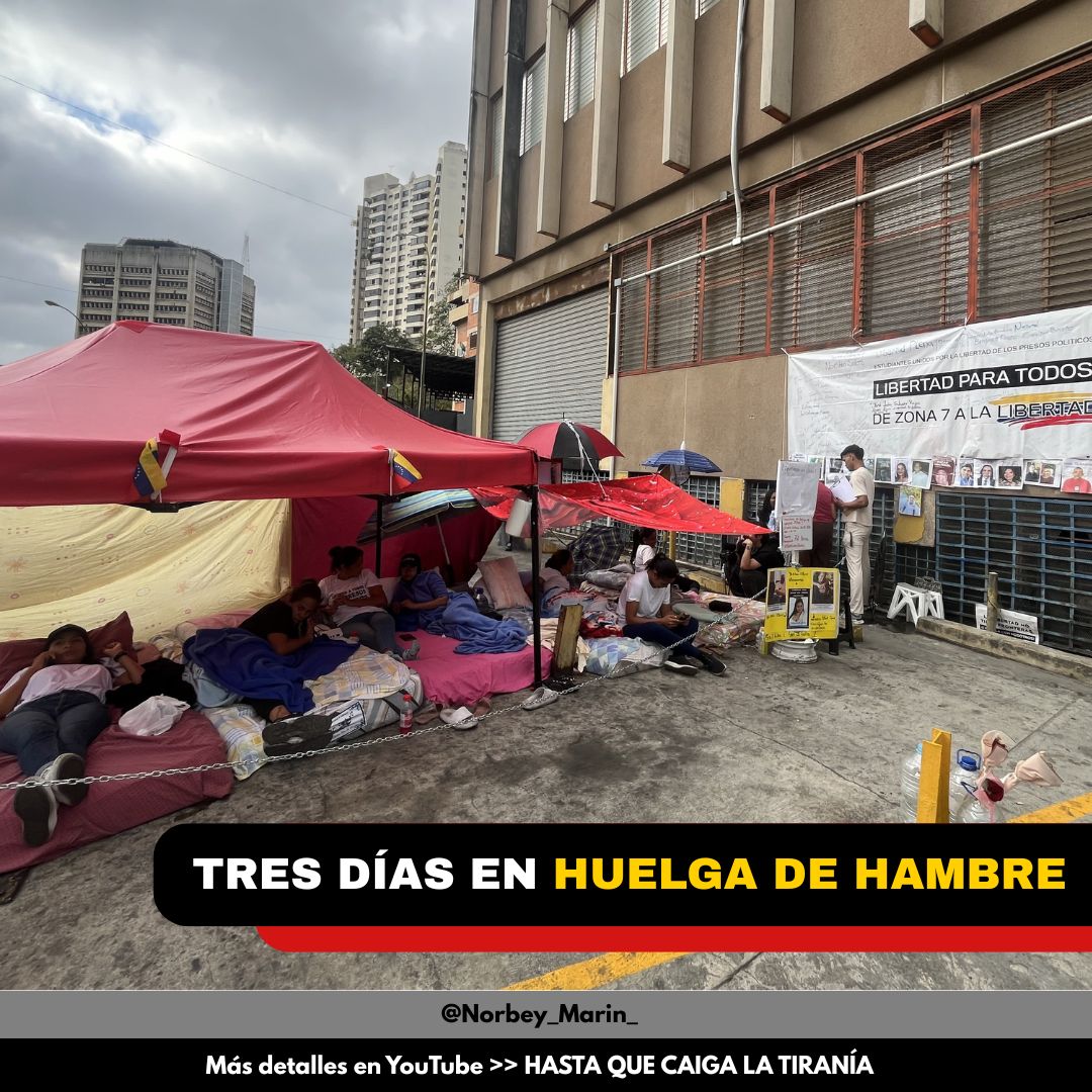 #AHORA | #17Feb <a href="/clippve/">Comité por la Libertad de los Presos Políticos.</a> advierte que los familiares de los detenidos ya cumplen 72 horas en huelga de hambre para exigir la libertad de sus seres queridos, promesa anunciada por Jorge Rodríguez el 8 de enero. 

Asimismo, los presos también se mantienen en huelga de hambre dentro