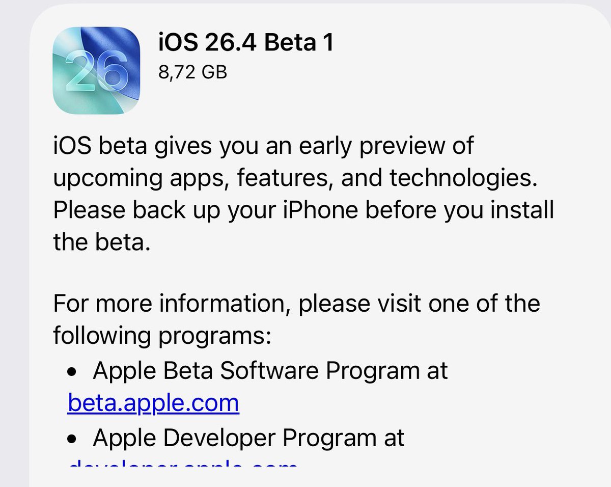 He instalado la beta de iOS 26.4 para contarte todas sus novedades ...