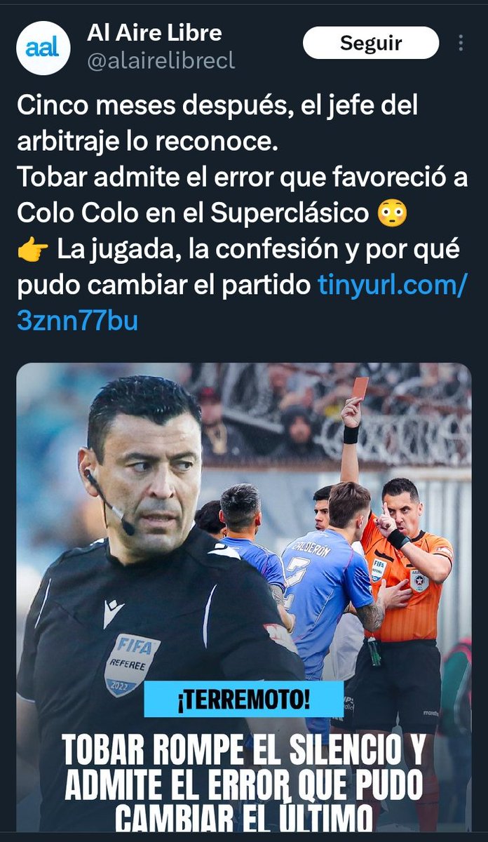 Sería comprensible que digan que "el lloro" no se justifica si los partidos en el hoyo de Augusto Pinochet fueran partidos normales sin polémicas, pero siempre pasa algo. Es más, sin ir más lejos el último partido allí: