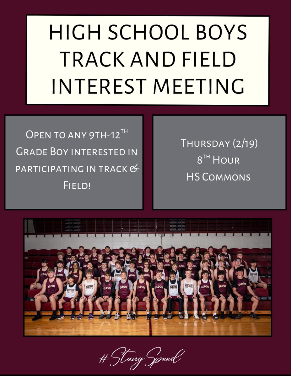 Eldon Boys Cross Country & Track and Field tweet media