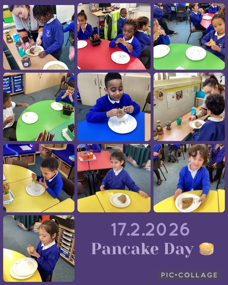 Y1 enjoyed Pancake Day at school 🥞.