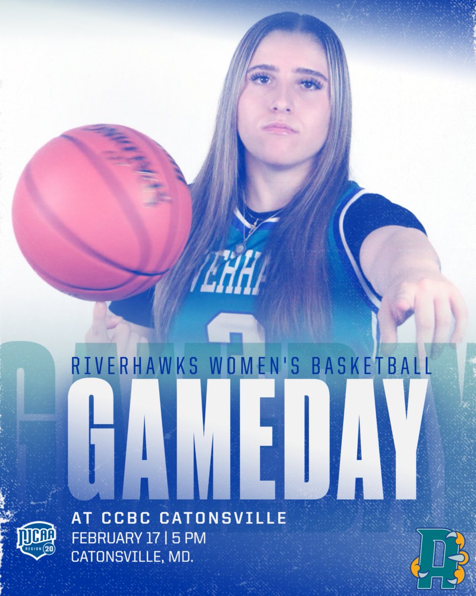 WBKB: Riverhawks travel to CCBC Catonsville for a 5 p.m. Region 20 divisional game.

Video: youtube.com/@CCBCCatonsvil…
Stats: aaccathletics.com/sports/wbkb/20…