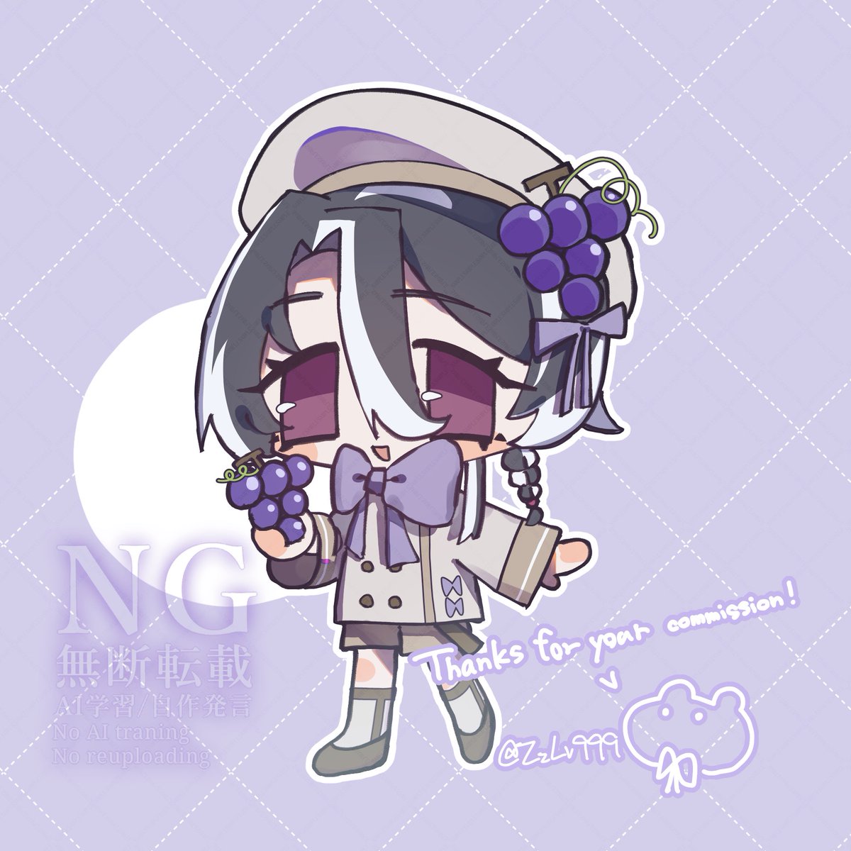 ZzLv999's tweet photo. ✦SDイラストのご依頼でした🍇
ご依頼ありがとうございました！
┊︎@RIO_GYOUKA 

#commission https://t.co/TyrFauS6Ph