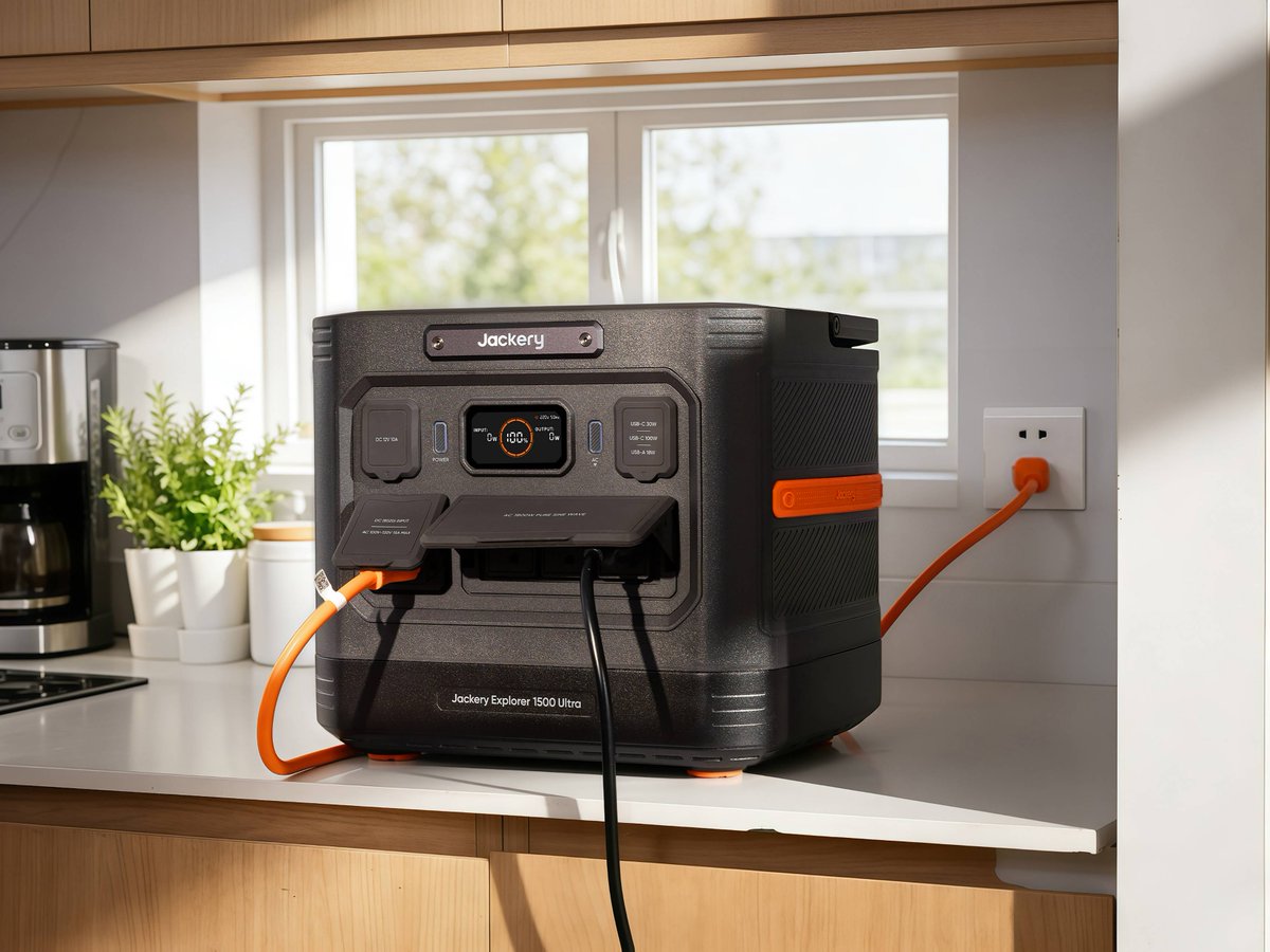 jackeryinc's tweet image. Jackery Explorer 1500 Ultra

Fast Charging. More Ways to Power Up.
1.5h AC ⚡
2.5h solar ☀️
3h car 🚗

ChargeShield 2.0 protection
More info 🔗 bit.ly/3LtaPLT

#FastCharging #MultiWayPower #Jackery #JackeryExplorer1500Ultra