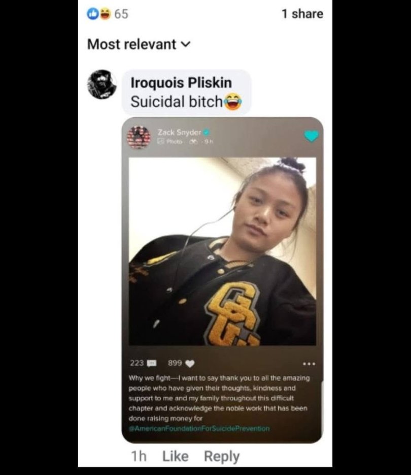 Otro que se burla de la muerte de la hija de Snyder.