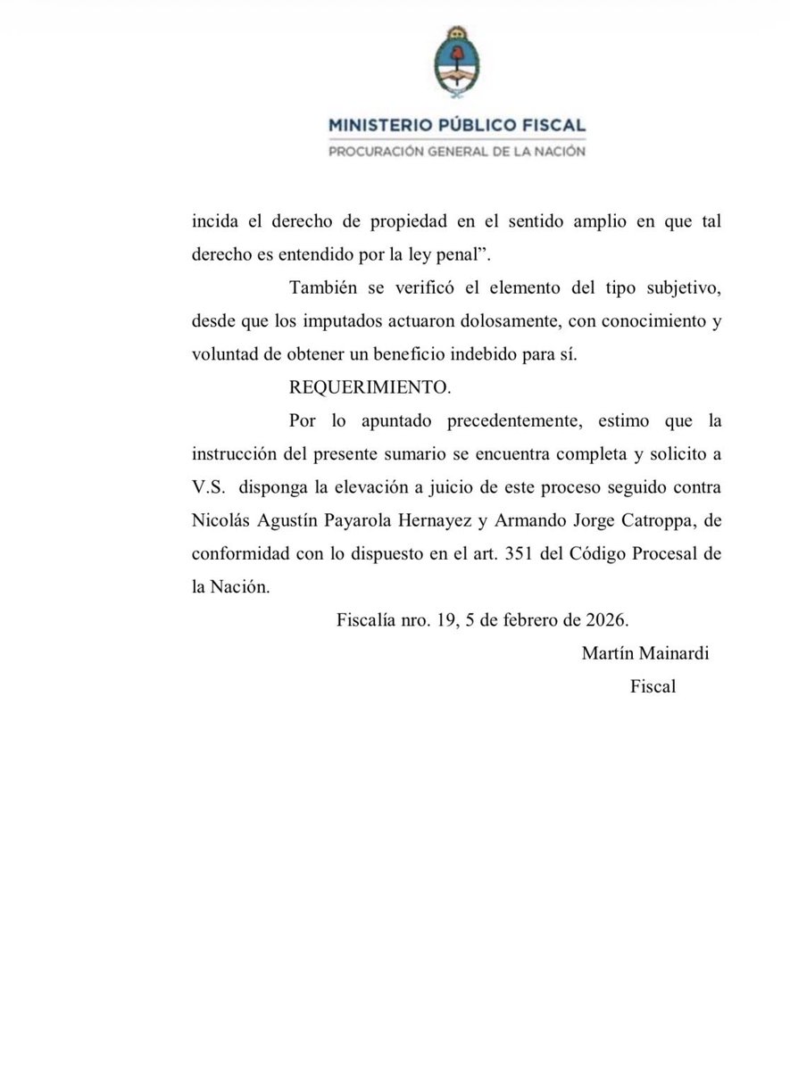 EL EX ABOGADO DE WANDA NARA A UN PASO DEL JUICIO ORAL. Se trata de Nícolas Payarola, procesado por estafar al jugador Gonzalo Montiel. Le quitó con la promesa de una inversión dudosa la mitad del premio de campeón del mundo que le dio la AFA en 2022. Son 137 mil dólares. En
