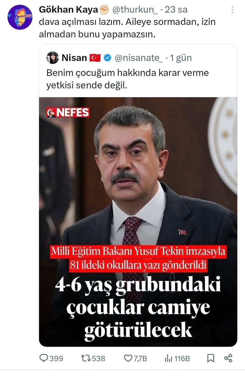 olm siz nasıl 
bir ruh hastalığına sahipsiniz ; müptezel 90 yıldır bu ülkenin müslüman çocuklarını 
mustafa kemal atatürk'e secde ettirirken 
siz aile'ye soruyormuydunuz ?