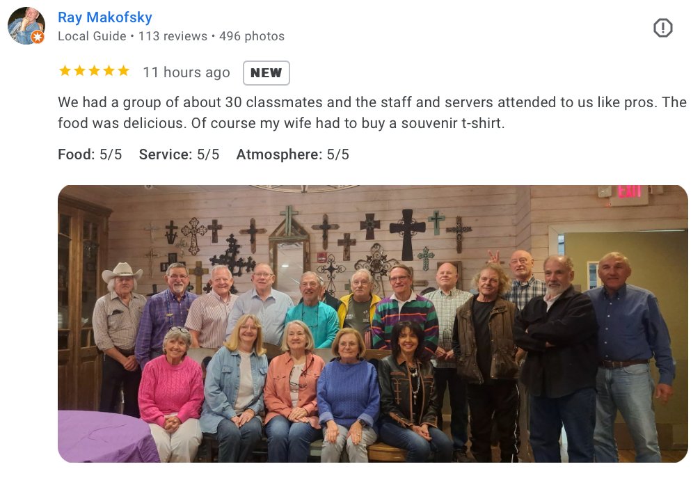 A big thank you to Ray Makofsky and the 30 classmates who joined us yesterday! We were honored to help you celebrate such a special occasion at Wolf Bay.

Whether you’re gathering with 3 guests or 30, we’re always ready to make it a memorable experience. 

#WolfBayFoley