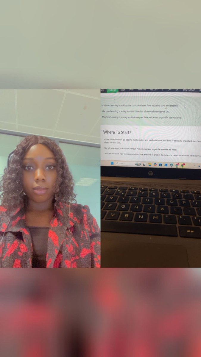 Adebisitee's tweet image. Day2/30

Child: What is Machine Learning

Me: Machine learning is a subset of AI in which a system learns from data,recognize patterns ,make predictions and get better over time just like humans learn from experience, mistake and lifestyle 

#30DaysOfTech
#LearningWithTsAcademy