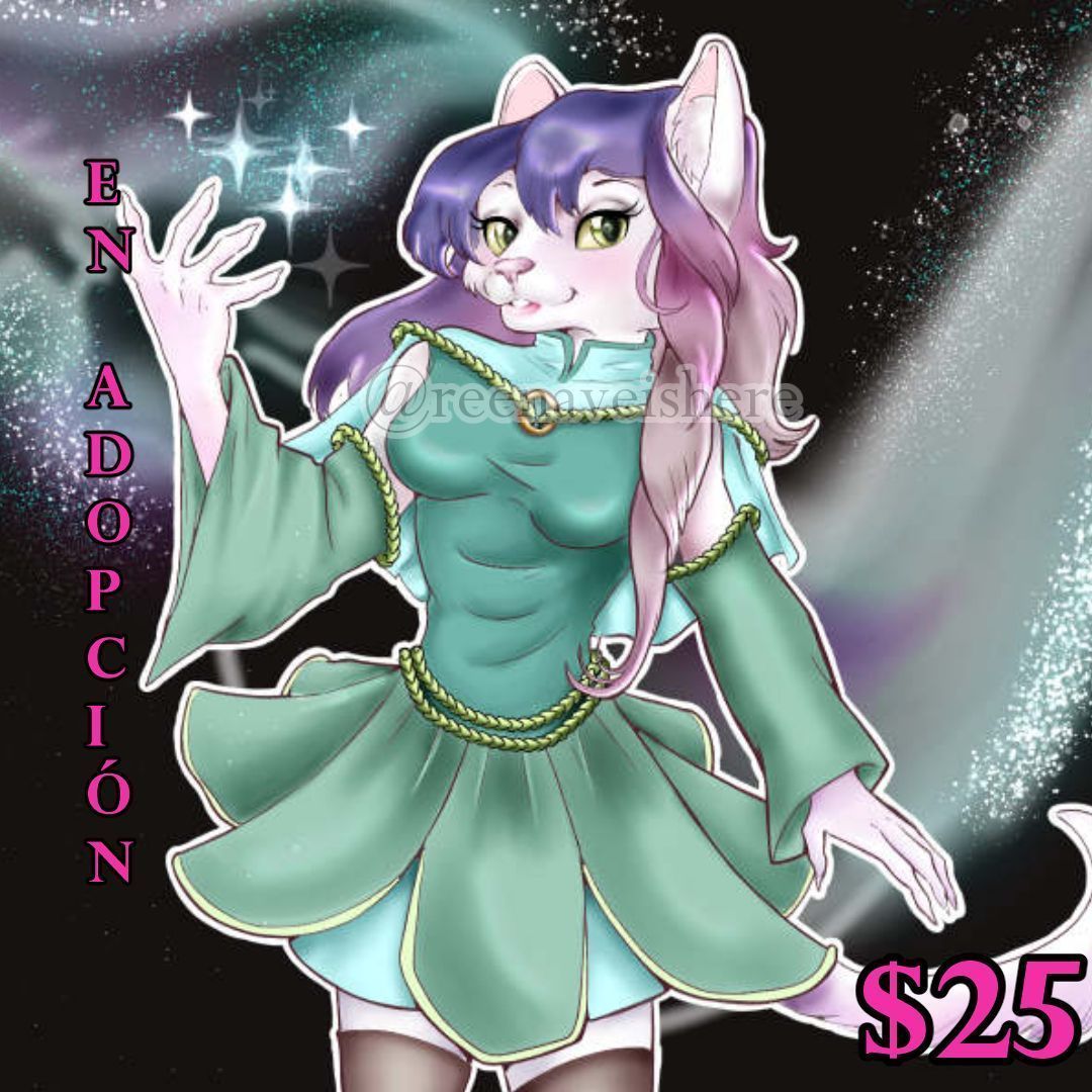 Sarah The White Sage — Magical kitty adoptable. LineArt  + base colors + dark &amp; transparent backgrounds. First come, first served. Ko-fi ➜ ko-fi.com/reenave

#adoptable #adoptme #kofi