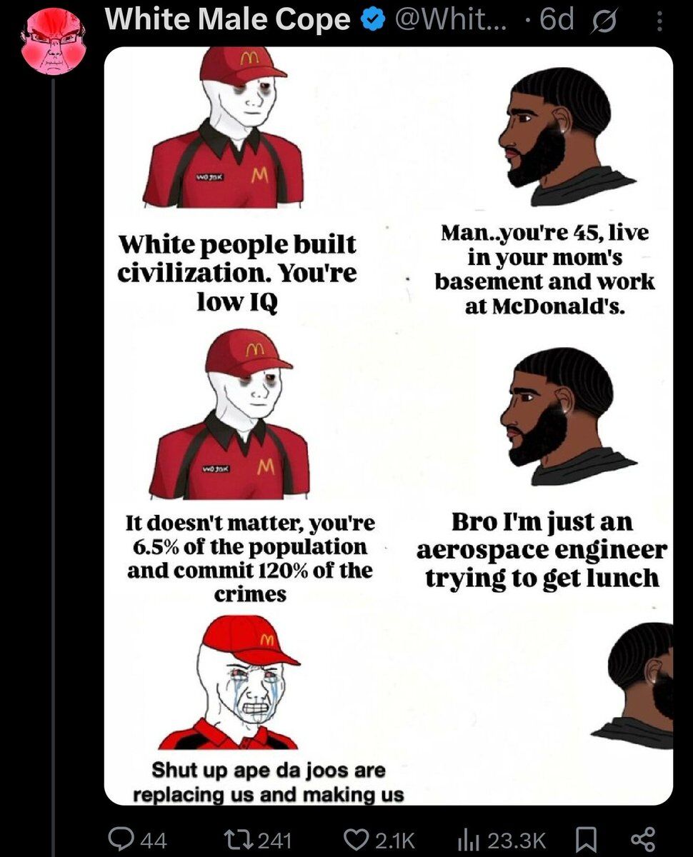 Insane Cope tweet media