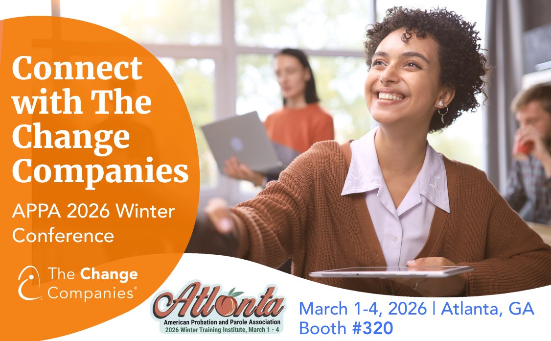 Join us at #APPA2026 in Atlanta! Explore sessions: Narratives of Change: Leveraging AI to Identify Transformation in #CommunityCorrections Clients
Mon, March 2| 2:45–3:45 PM|Room 304
🗓Visit The Change Companies at Booth #320 to connect &amp; explore Atlas.

#DigitalHealth #Probation