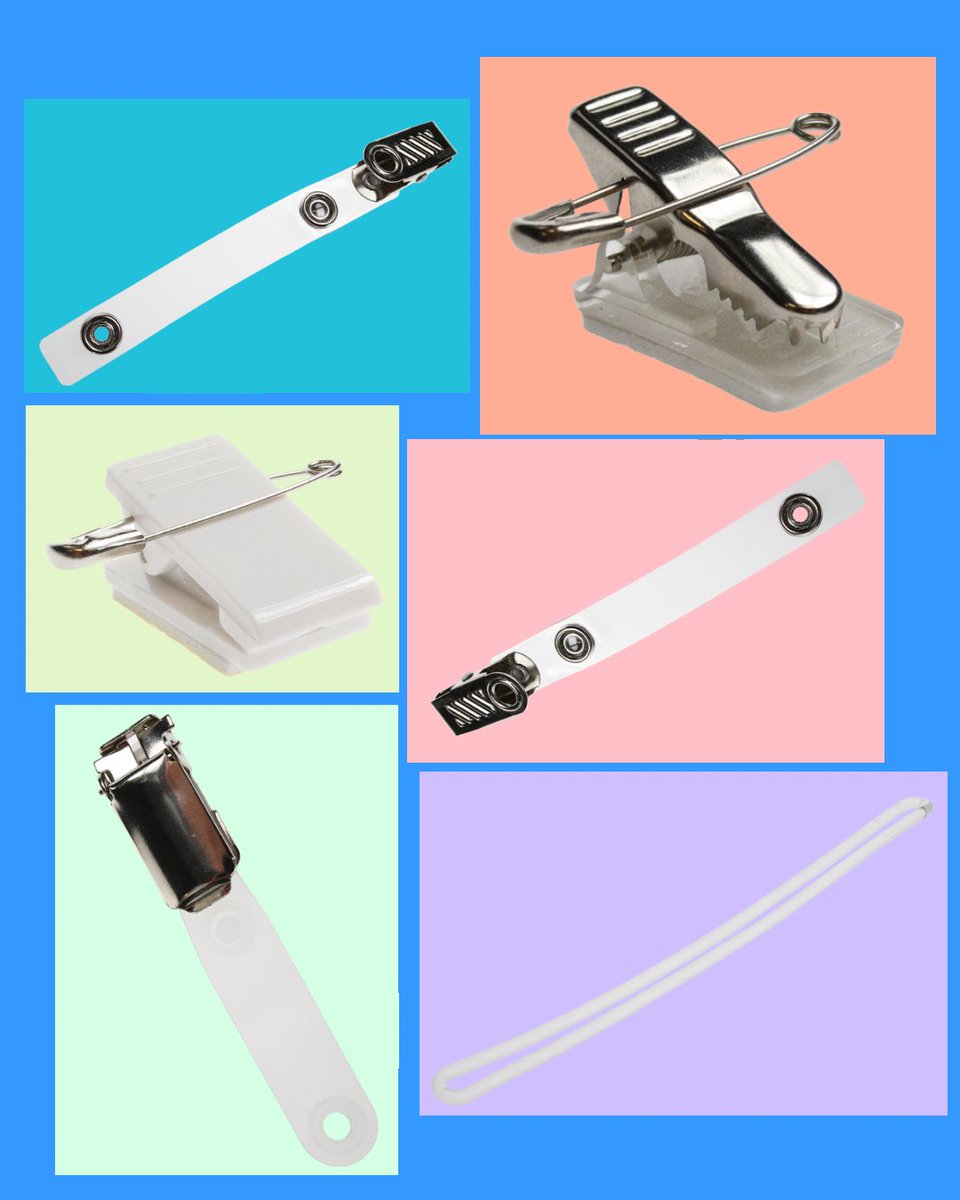 Keep ID Cards Secure, Visible &amp; Ready to Go!

✔️ Strong metal crocodile clips with pin &amp; adhesive options
✔️ Flexible nylon straps &amp; popper fastenings for easy swaps
✔️ Lightweight plastic clips for visitor passes &amp; events
✔️ Clear luggage loops for bags, belts &amp; travel baggage