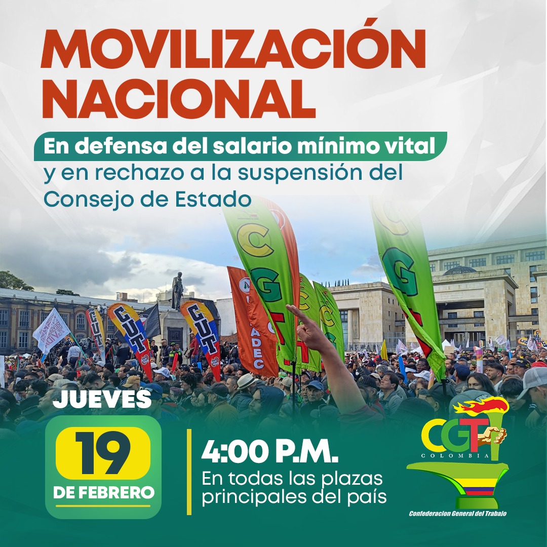 CGT Oficial Colombia tweet media