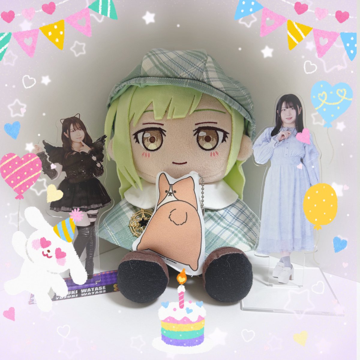 bocchithefunk2's tweet photo. 結月さん、お誕生日おめでとうございます🎁🎈🐶
4thのオンラインライブをきっかけに応援し始めました。 当時は、その後ほとんどのライブに参加することになるとは思っていませんでした！
きっと、ステージでキラキラ輝く結月さんをずっと見ていたいと思ったからだと思います🎸✨
これからも全力で応援します✊🏻💚
#渡瀬結月生誕祭2026
#渡瀬結月誕生祭2026
#俺を見ろ渡瀬
#ゆむんちゅ