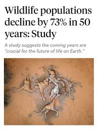 Global warming just one symptom of a species at war with nature 
Just look at mass deforestation - destruction of wetlands - pesticide use 
Over 73% of wildlife disappeared since 1970
Billions of birds gone too and rapid decline of Bees 
Mention these facts and you are a moron