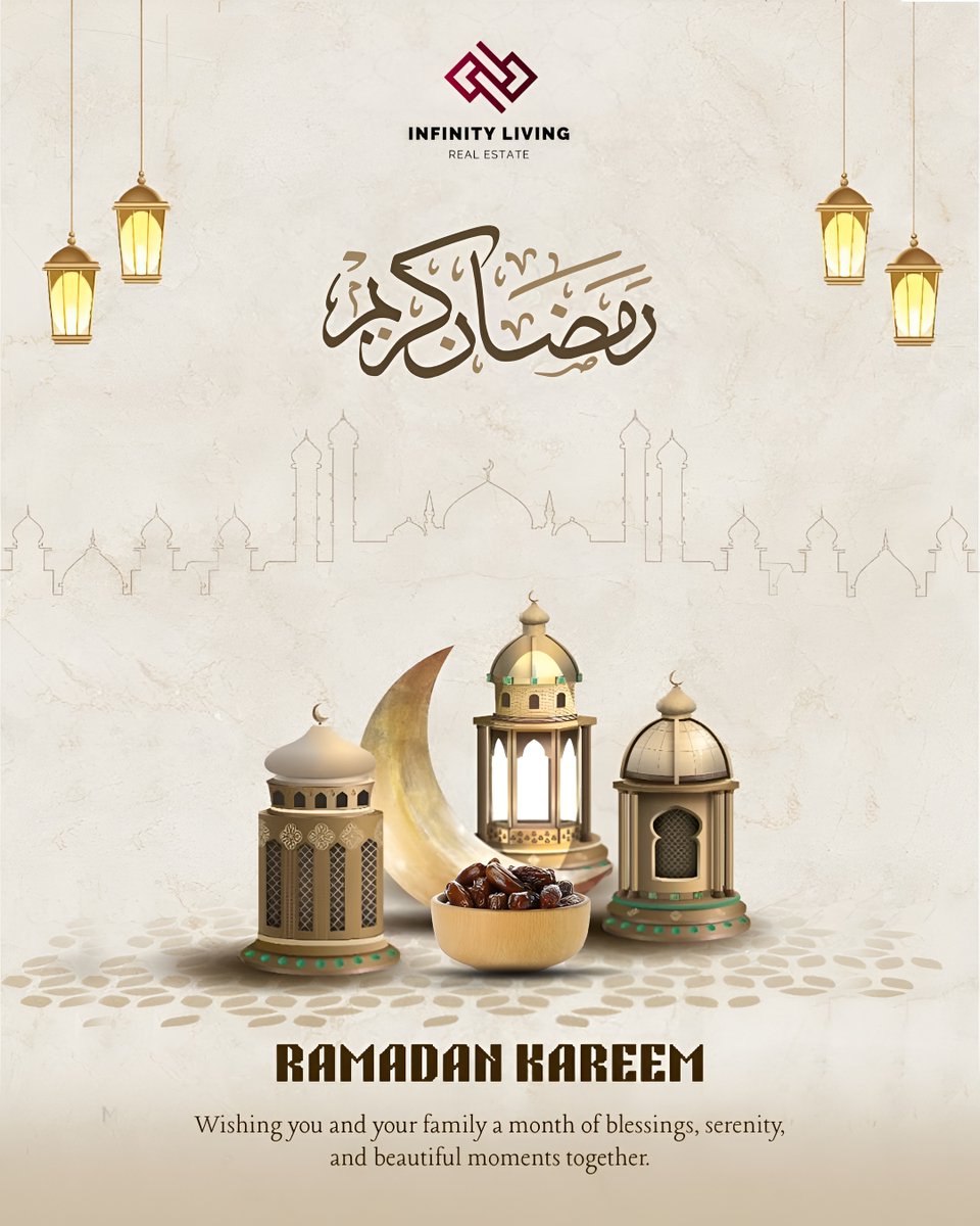 hassanali_1216's tweet photo. Ramadan Mubarak from Infinity Living 🌙✨
May this blessed month bring peace, prosperity, and countless blessings to you and your loved ones.
Wishing you a season of reflection, gratitude, and success.

#ramadankareem #holymonth #blessing #foryou  #teaminfinity #infinityliving https://t.co/zKubz0C2wW