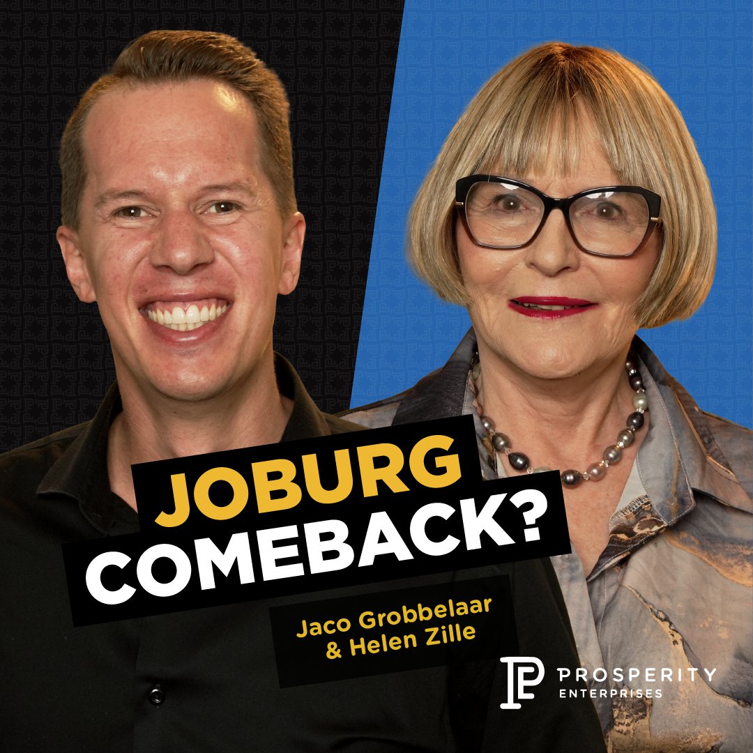 Is Johannesburg about to make a comeback?

In 2 days, Prosperity Enterprises CEO Jaco Grobbelaar releases a powerful YouTube interview with Helen Zille on Joburg’s future, property investment, and recovery.

🔗 bit.ly/3T5sRFs

#ProsperityEnterprises #BelieveInJoburg