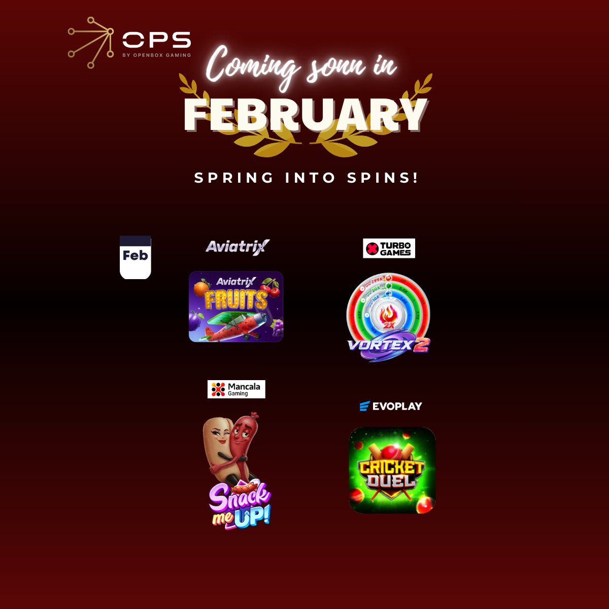 OPSaggregator's tweet photo. 🧩 𝗙𝗿𝗲𝘀𝗵 𝗙𝗲𝗯𝗿𝘂𝗮𝗿𝘆 𝗗𝗿𝗼𝗽𝘀 — OPS Game is rolling out an exciting lineup of brand-new releases！ 

𝗢𝗻𝗲 𝗔𝗣𝗜. 𝟮𝟬,𝟬𝟬𝟬+ 𝗴𝗮𝗺𝗲𝘀. 𝗘𝗻𝗱𝗹𝗲𝘀𝘀 𝗽𝗼𝘀𝘀𝗶𝗯𝗶𝗹𝗶𝘁𝗶𝗲𝘀.
📩 𝗰𝗼𝗻𝘁𝗮𝗰𝘁@𝗼𝗽𝘀.𝗴𝗮𝗺𝗲 https://t.co/AUKxXBaBQS
