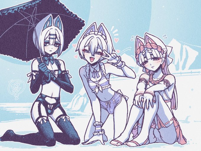 #自分で生み出した一次創作オリジナルキャラを流そう ビャッコパシティに住む「パシアン人」という白い人間を中心に色々描いています。 男の娘とムチムチな女が多めです。