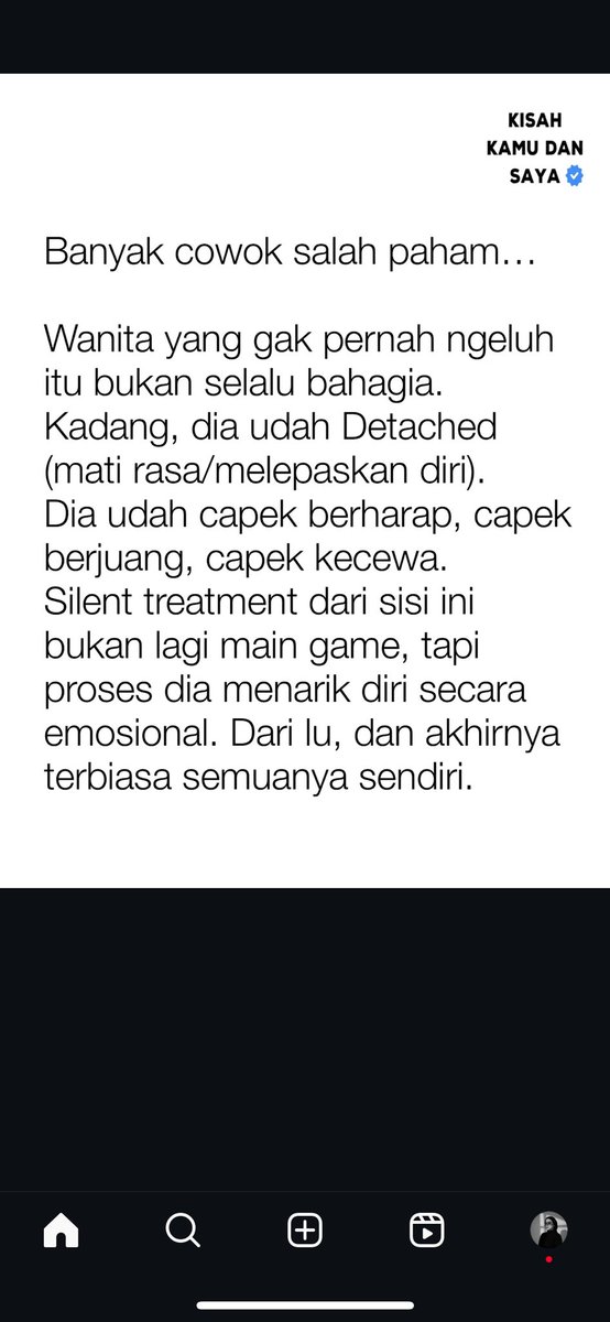 RatnaCrisnaw's tweet photo. Belajar mandiri lama" terbiasa sendiri https://t.co/YudS1qa4VX