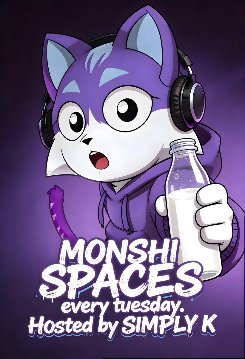 MONSHI X SPACES IS LIVE TODAY

The vibes are DIFFERENT when the community pulls up. Big shoutout to <a href="/Simply_K92/">Simply_K!(The Aggregated)😈</a> for hosting today’s $MONSHI X Space. You already know it’s about to be alpha-packed, high energy and straight conviction.

This isn’t just another Space.
It’s builders.