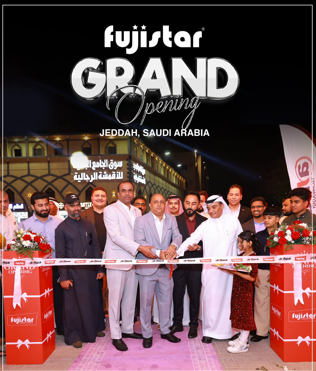Fujistar_Global's tweet photo. The doors are officially open!
Fujistar Jeddah Showroom is now welcoming you to experience
innovation, quality, and excellence like never before.

#fujistarjeddah #fujistarsaudiarabia https://t.co/qnbdcXdbKF
