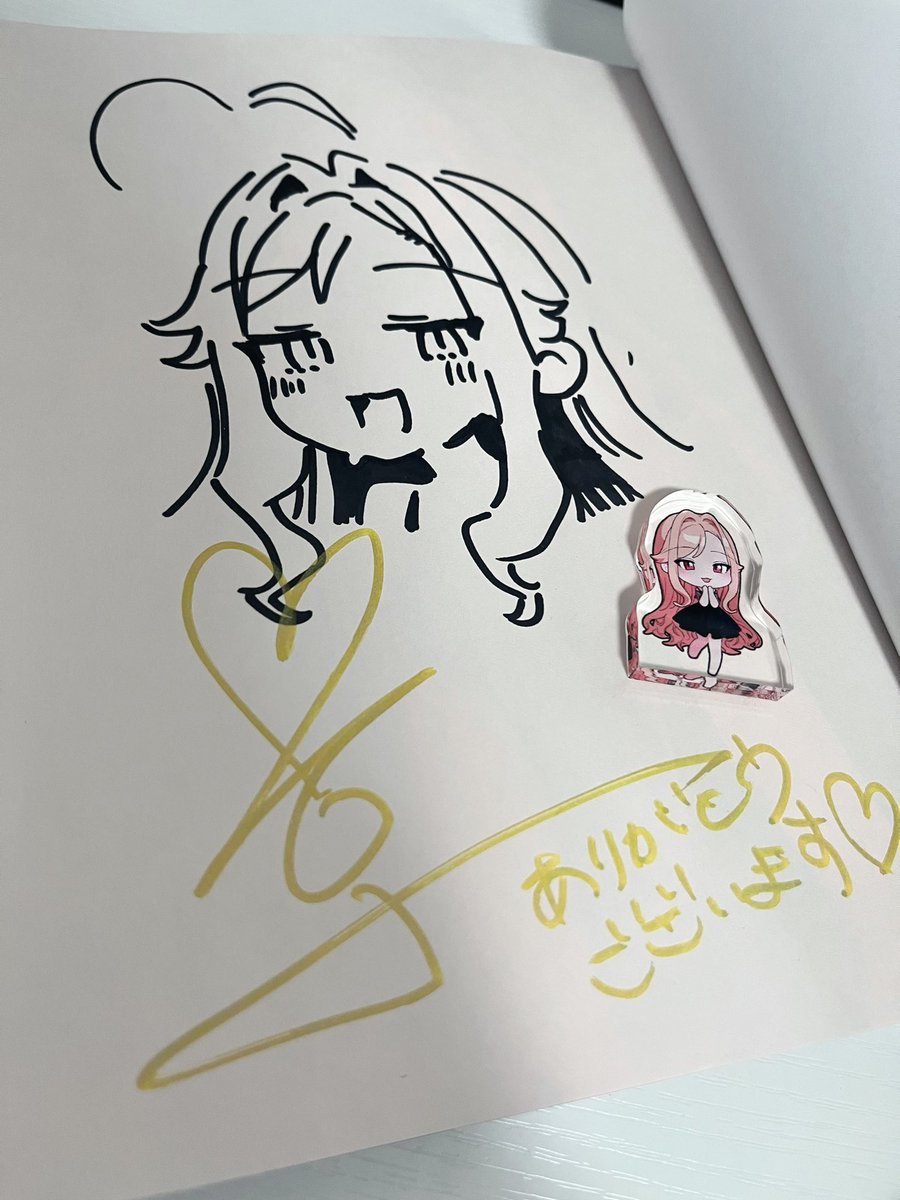 サークル三崎様の、京のごはん先生(@thank_you_pain_ )直筆サイン