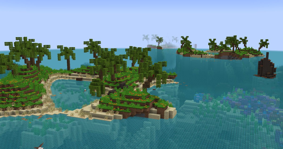 I added islands to my mod spawn