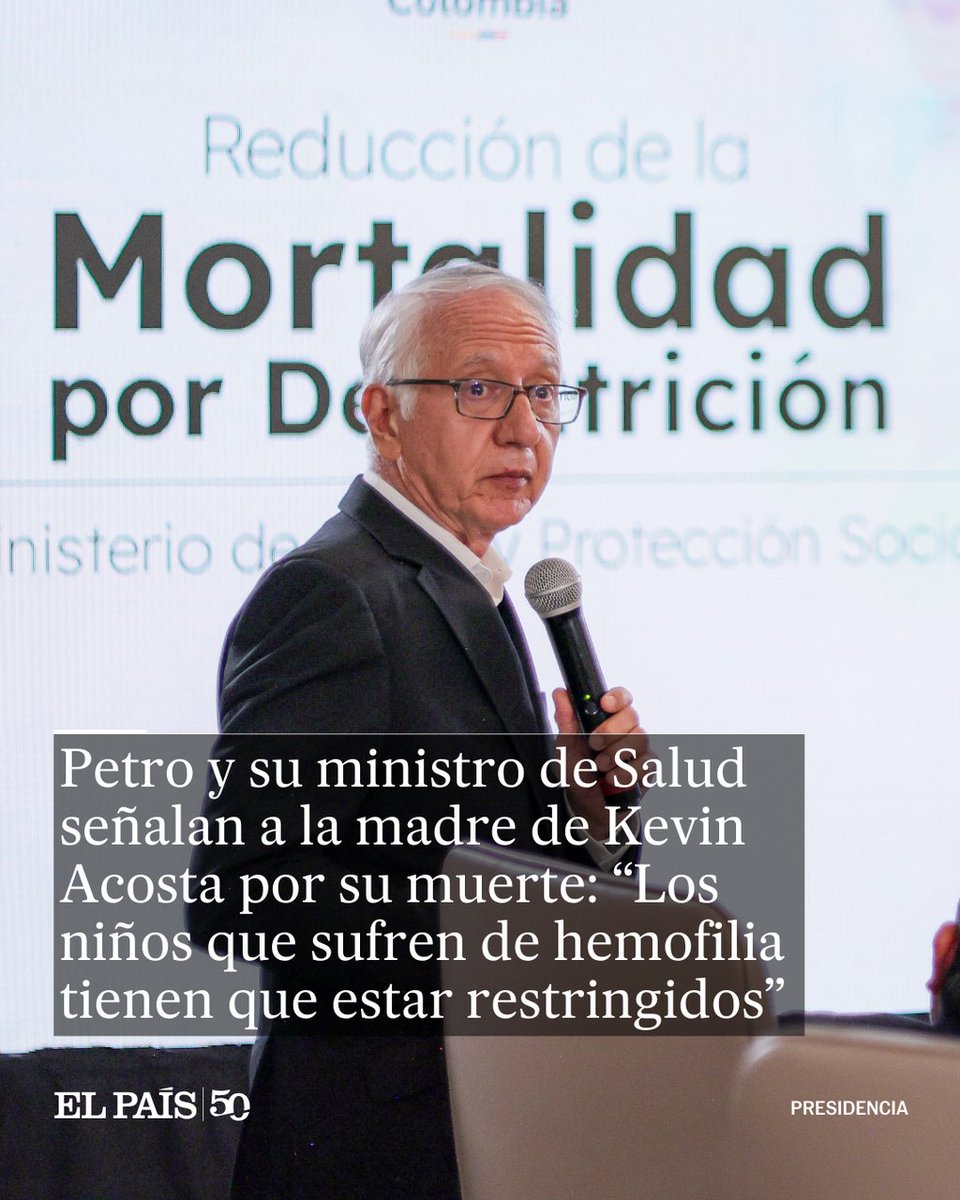 El ministro de Salud, que no habló de la responsabilidad de la Nueva EPS en el caso, señaló que la muerte de Kevin Acosta se debió a una caída en bicicleta. “No se vengan a lavar las manos. Él murió por falta de un medicamento”, afirma la madre del menor dozz.es/8imzu7