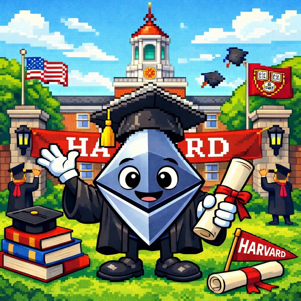 Did Harvard Just Graduate Into Ethereum? 🎓🔄🔷

Crypto news and key statistics summarized in 90 seconds every weekday on <a href="/NiftyNoon/">NiftyNoon Newsletter 🌐</a>⬇️:

Nifty Thought:

Harvard Management Company has officially entered the Ethereum chat. In a major portfolio shake-up revealed in their latest SEC