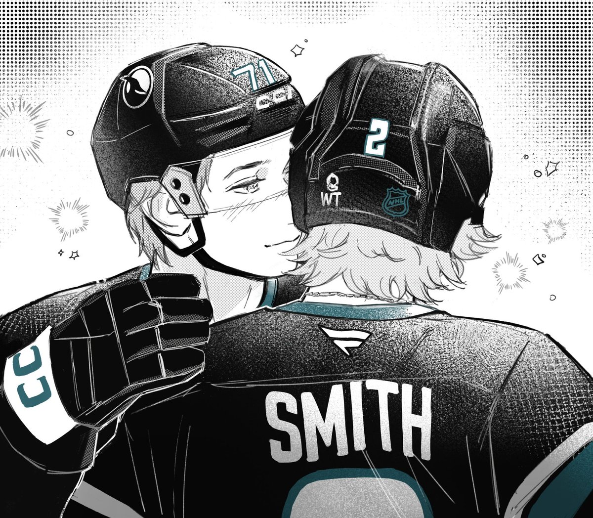 ZhuoerH's tweet photo. that kiss on the cheek
#willmack 
#fanart https://t.co/nDJOhAVMq6