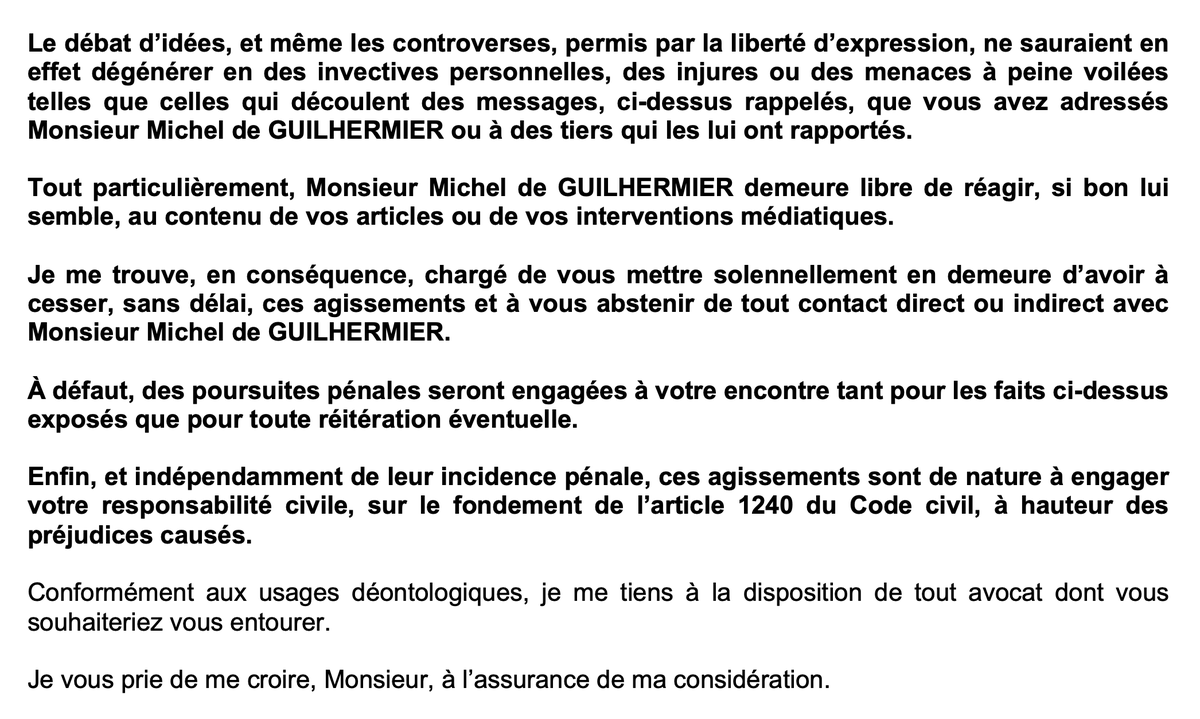 Michel de Guilhermier tweet media