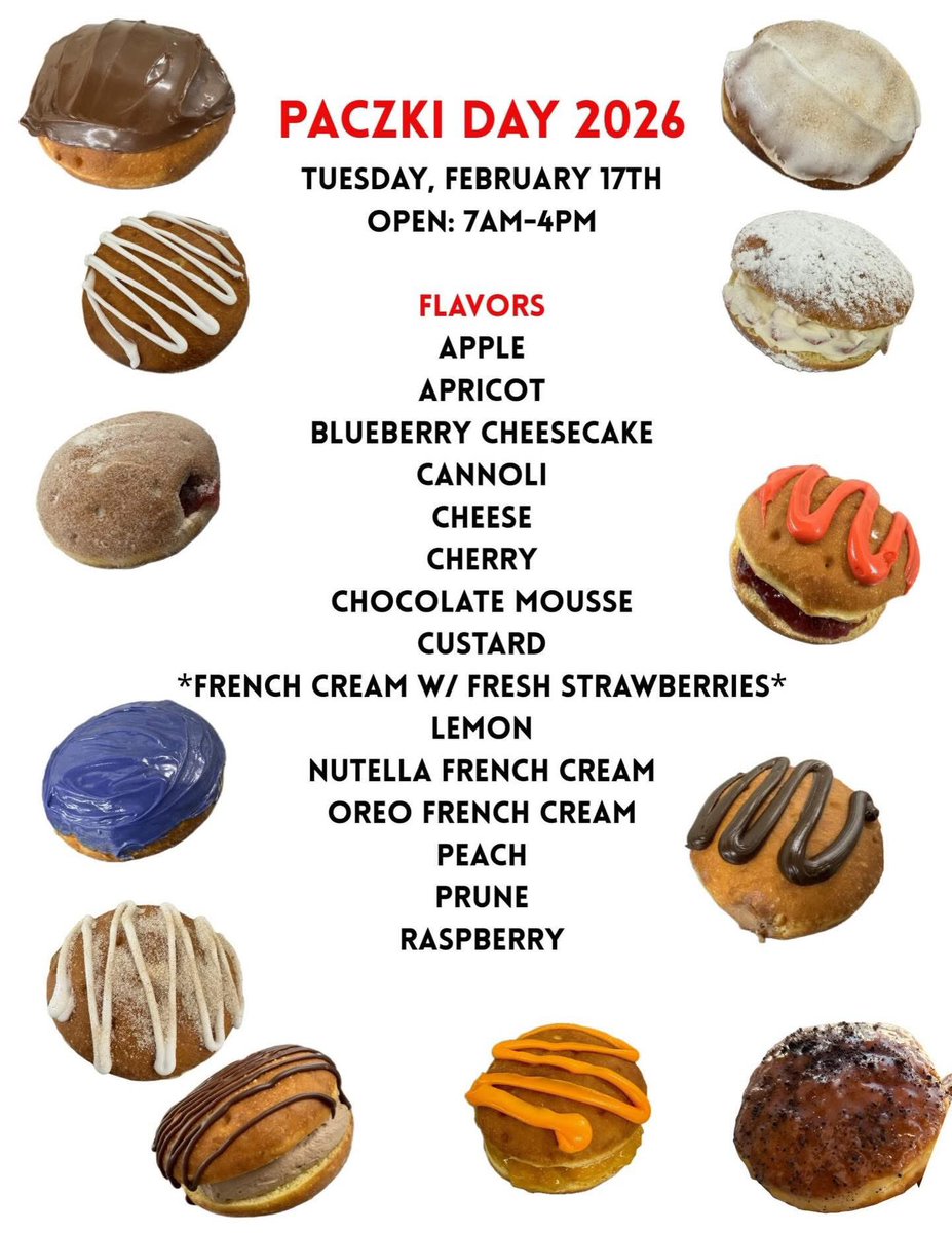 ChicagoPastry's tweet photo. #HappyPaczkiDay https://t.co/FboeVMu7v9