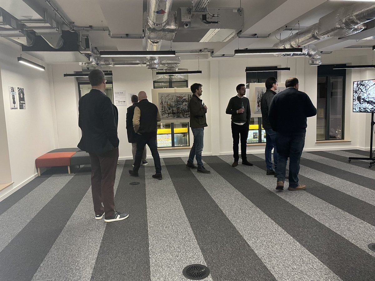 CapitArt's tweet photo. We closed the first month of the year with a spectacular event in Colchester, organised by @colbeacentre to mark the launch of the city’s first @digiforumcol. We were excited to present our @thewrong.biennale pavilion, Artificial Lines of Flight. https://t.co/hjP19vK1mw