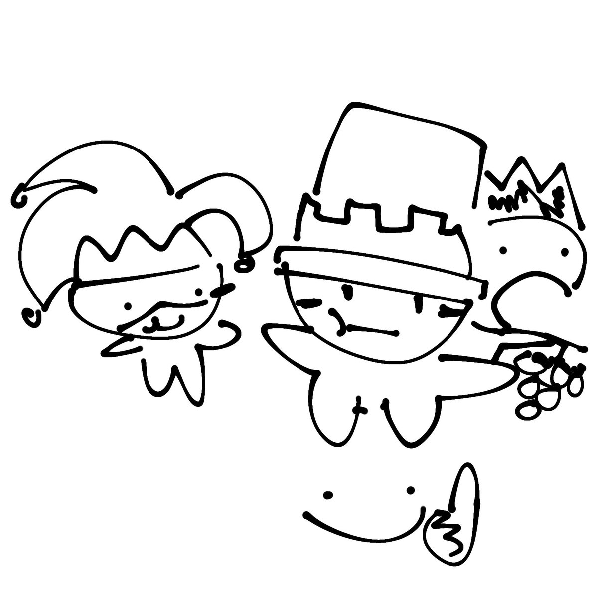 heileyh3170's tweet image. BRINGING BACK THE JESTER PLUSHIE!!! AND ALSO BRINGING THE UNTITLED TRIO PLUSHIES-