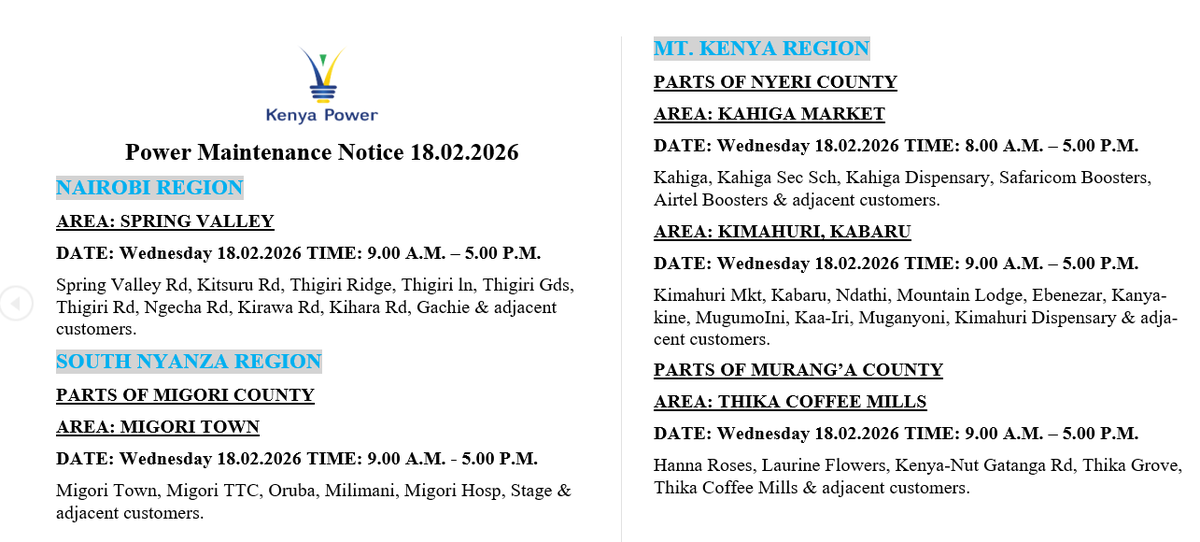 Kenya Power tweet media